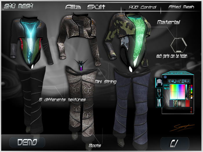 Alia Suit DEMO-Shu Mesh-