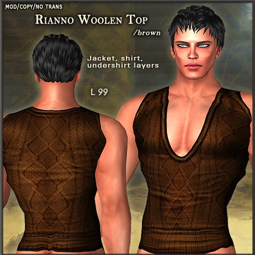 Woolen Top Rianno /Brown