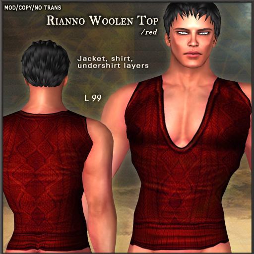 Woolen Top Rianno /Red