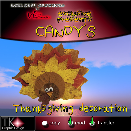 CANDYs * Thanksgiving (Erntedankfest) Dekoration * MOD 
