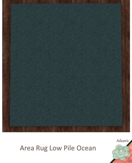 Area Rug Low Pile Ocean