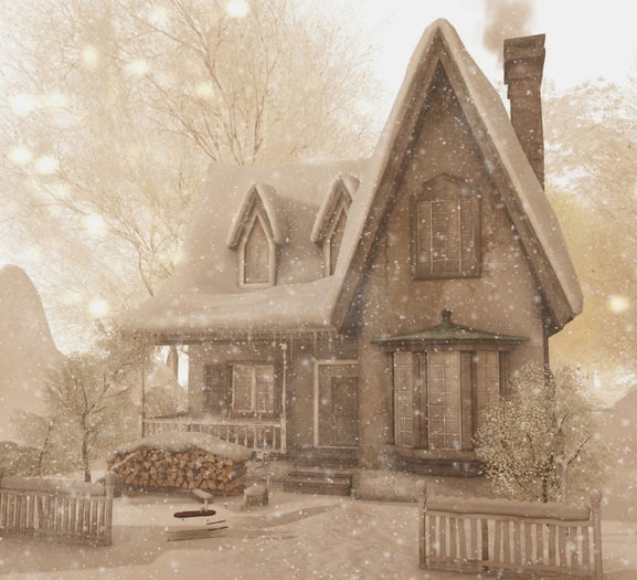  8f8 - Granny's Winter Cottage Complete Set 
