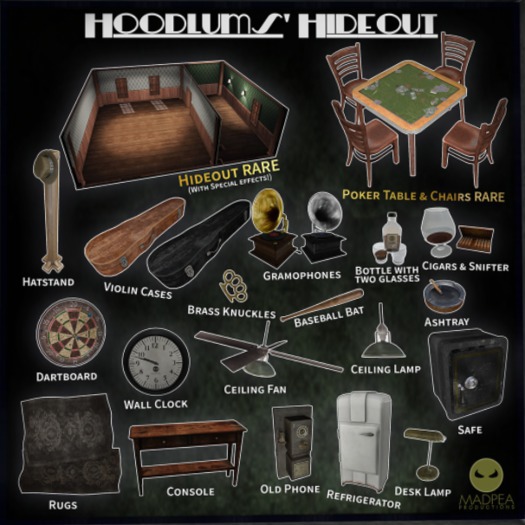 MadPea Hoodlums' Hideout  - Skybox RARE