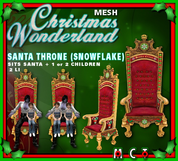 Santa Throne Snowflake