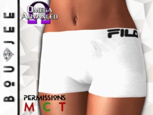 Boujee + 90s Thang FILO Boxers (White)