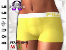 Boujee + 90s Thang FILO Boxers (Yellow)