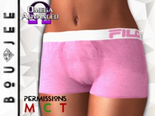 Boujee - 90s Thang FILO Boxers (Pink) OMEGA