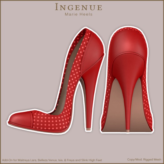 Ingenue :: Marie Heels :: Rouge