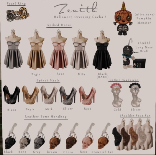 =Zenith=Leather Bone Handbag (choco)