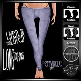 !MiH Longjohns - periwinkle dots