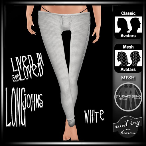 !MiH Longjohns - white