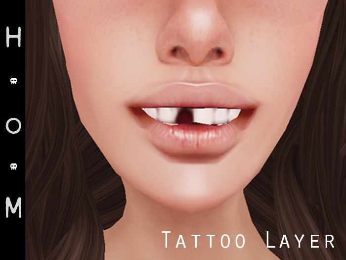 Missing Teeth Tattoo Layer