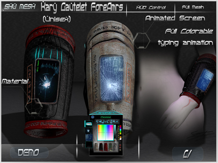Kary Gauntlets  DEMO -Shu Mesh-