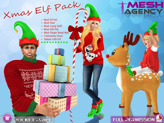::MA:: Xmas Elf PACK - FULL PERM