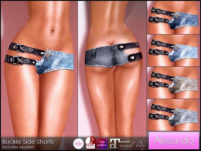 ALESSANDRA - Side Laced Jeans GRAY