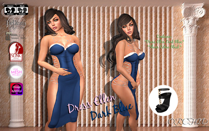 Dress Ellen Dark Blue