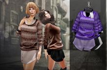 [FLRN] Leila Sweater Dress Purple