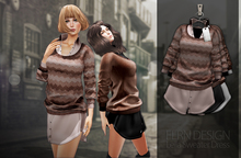 [FLRN] Leila Sweater Dress Brown