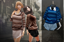 [FLRN] Leila Sweater Dress Blue