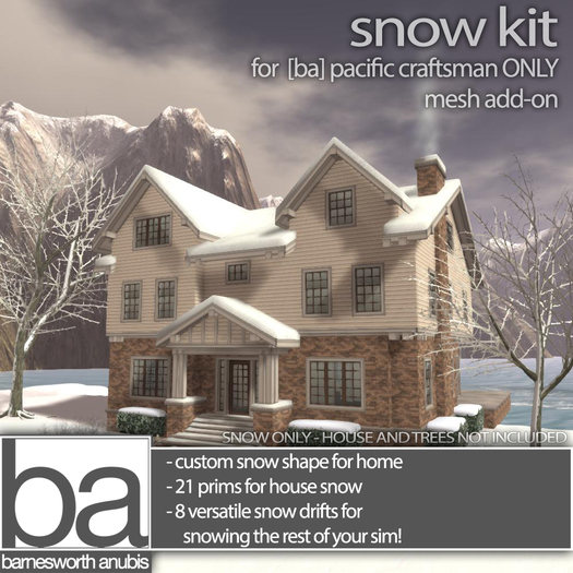[ba] snow kit - pacific craftsman