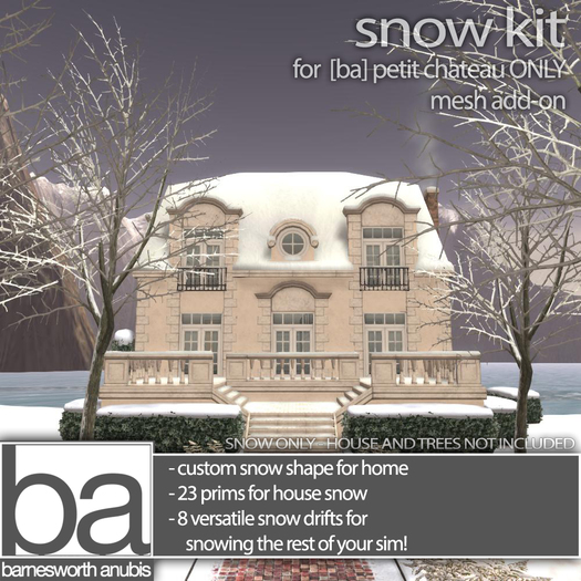 [ba] snow kit - petit chateau
