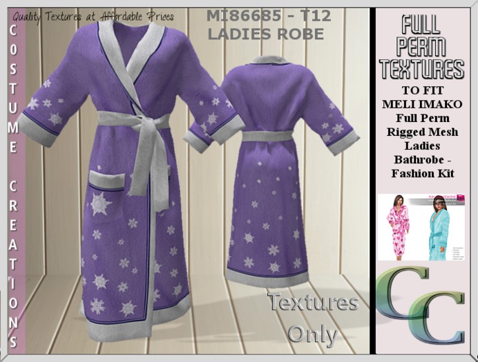MI86685 -LADIES ROBE T12 TEXTURE