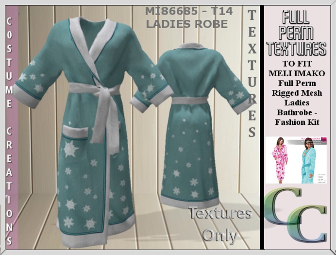 MI86685 -LADIES ROBE T14 TEXTURE
