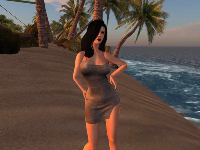 Soft Shimmer Cami Dress 