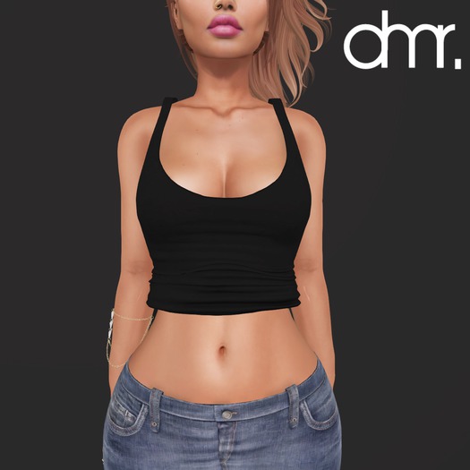 [DR]Tank top Black BV ::Mesh::