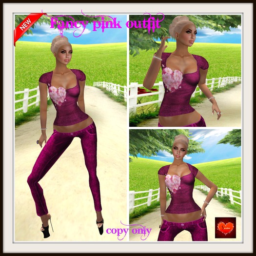 fancy pink outfit