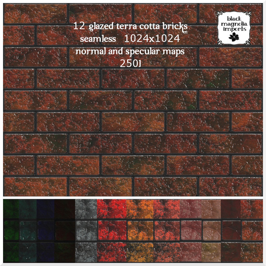 **BMI** Glazed Terra Cotta Bricks BOXED