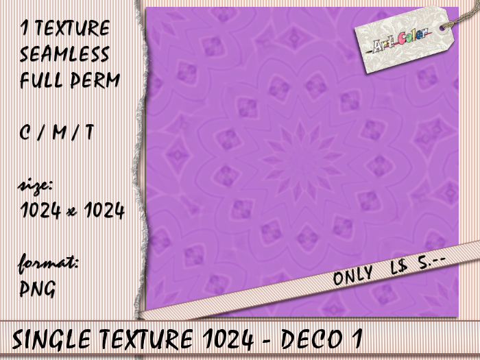 SINGLE TEXTURE 1024 - DECO 1