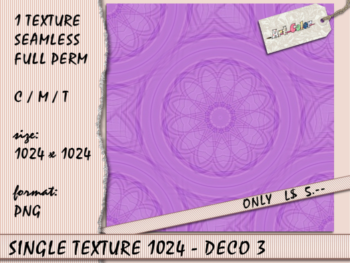 SINGLE TEXTURE 1024 - DECO 1