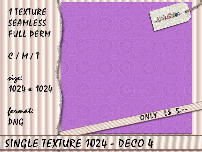 SINGLE TEXTURE 1024 - DECO 1