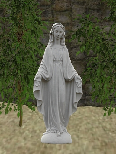 Statue: White Madonna