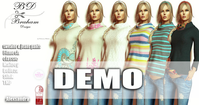 Braham Design DEMO Alexsandra Sweater Mesh