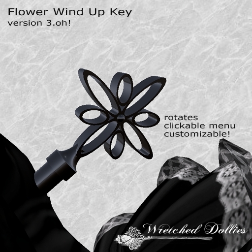 Doll Key, Black Flower