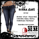 BLASPHEMIC - NORMA JEANS - DARKBLUE