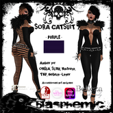 BLASPHEMIC - SORA CATSUIT - PURPLE 