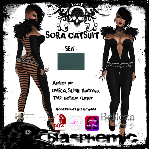 BLASPHEMIC - SORA CATSUIT - SEA