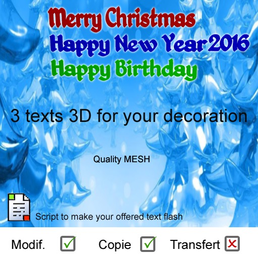 BOX  Merry Happy 3D Ang