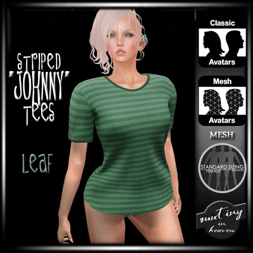 !MiH Johnny tee - leaf stripe