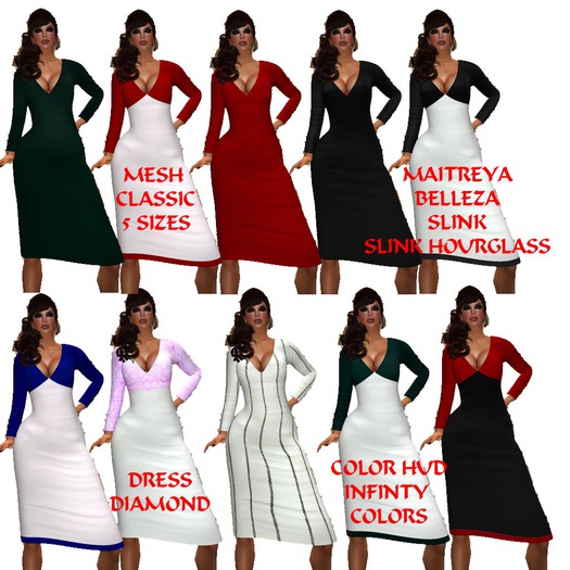 DRESS DIAMOND whith 3 DIFERENT HUDS AND INFINITY COLORS