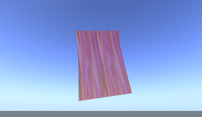 curtain flexi pink
