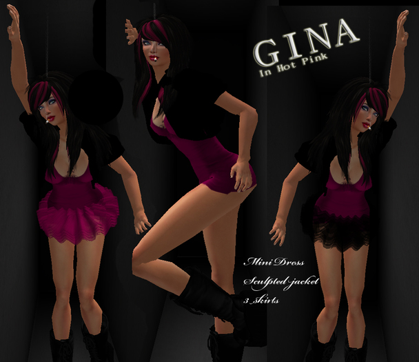TempT~Gina Outfit (Hot Pink)