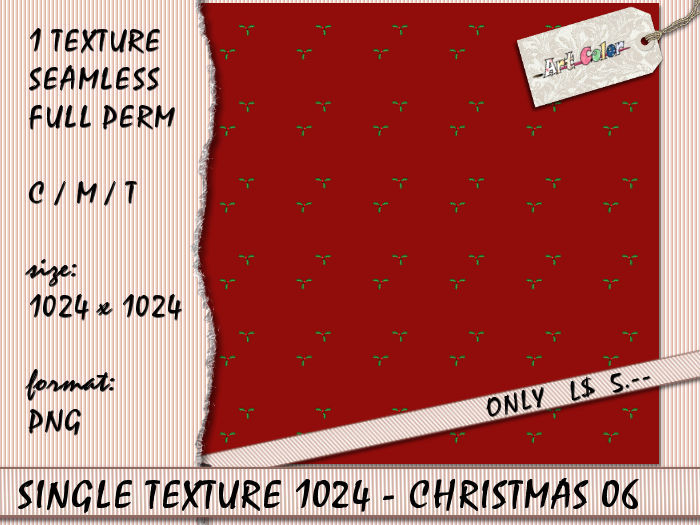SINGLE TEXTURE 1024 - CHRISTMAS 06