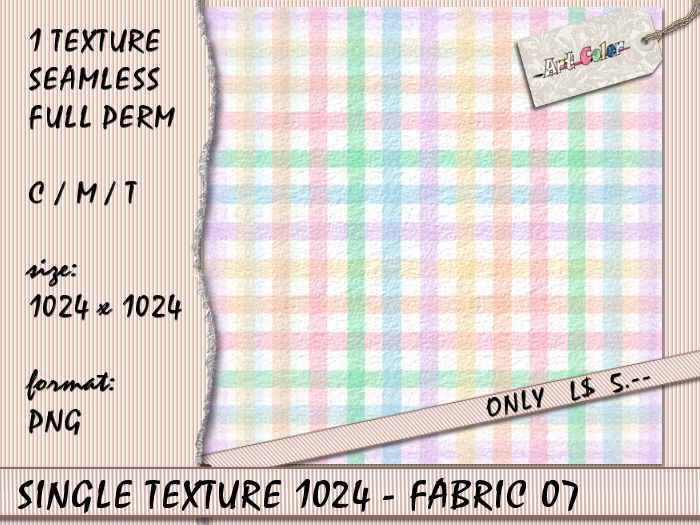 SINGLE TEXTURE 1024 - FABRIC 07