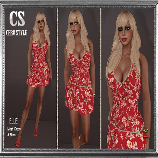 CERO STYLE Elle Mini Dress Red