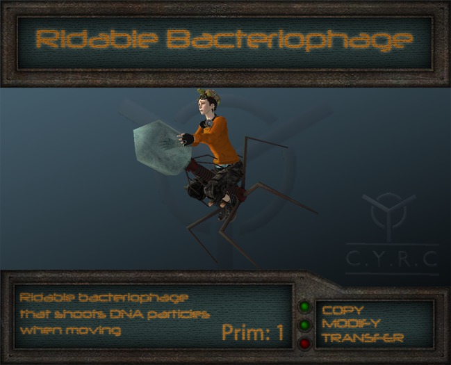 CYRC Bacteriophage (Ridable)