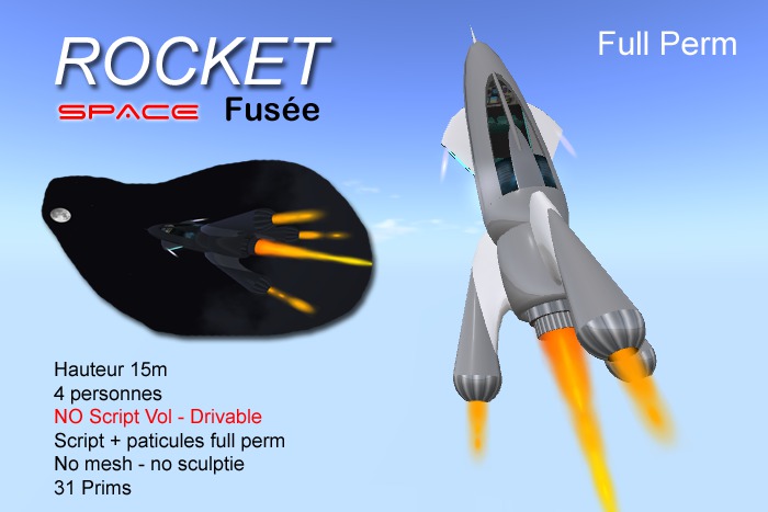  Rocket Space   Fusée